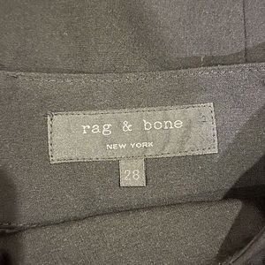 rag & bone black skirt